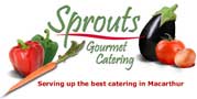 Sprouts Gourmet Catering by Big Red Bus Websites